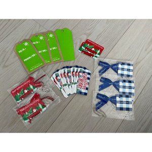 Bath & Body Works Lot of 30 Holiday Gift Tags & 5 Bows To / From